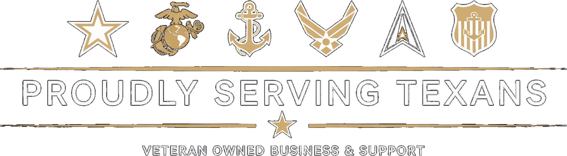 Proudly serving Texans — veteran-owned business and support